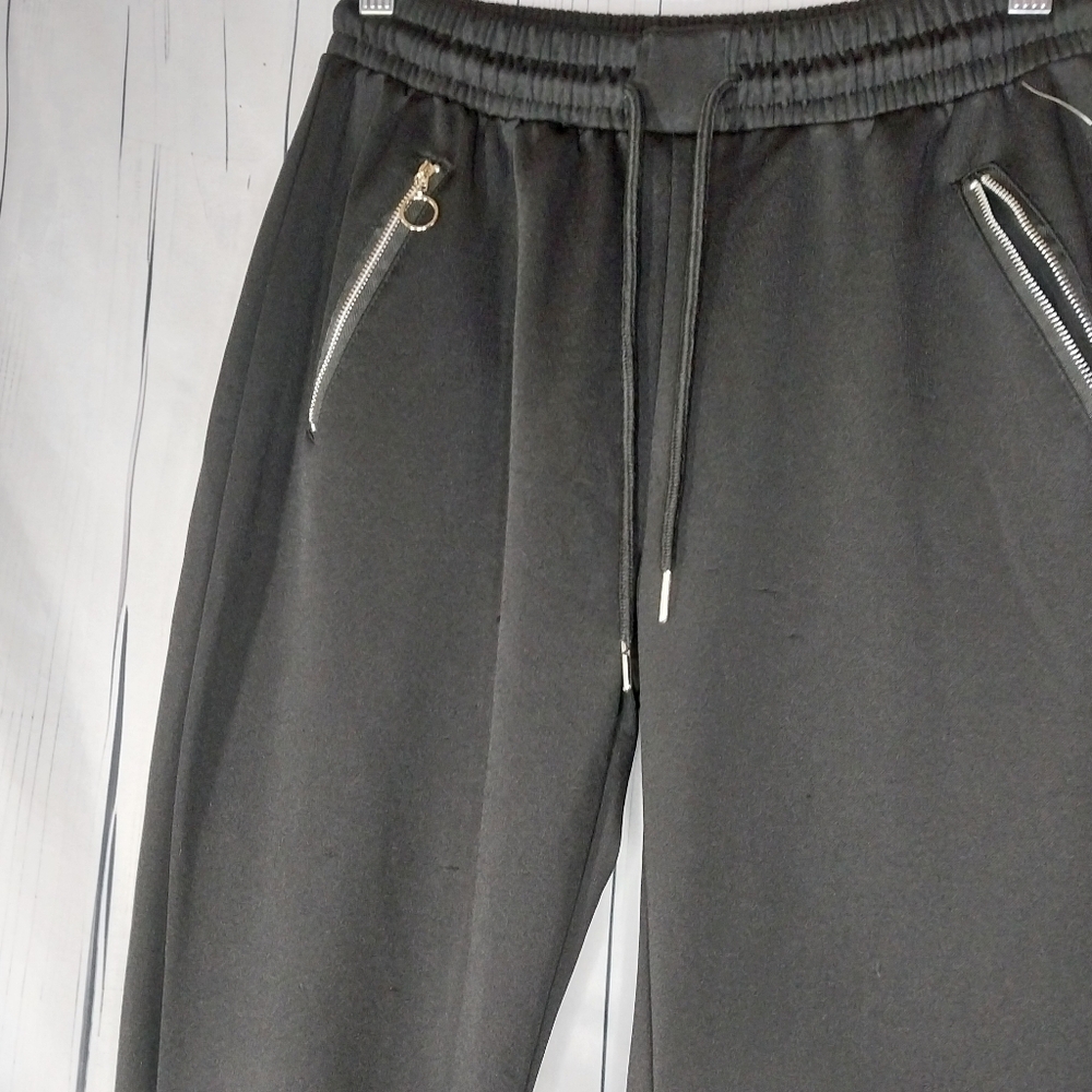 Indero Black Emo Goth Punk Y2K Grunge Joggers - Picture 3 of 8